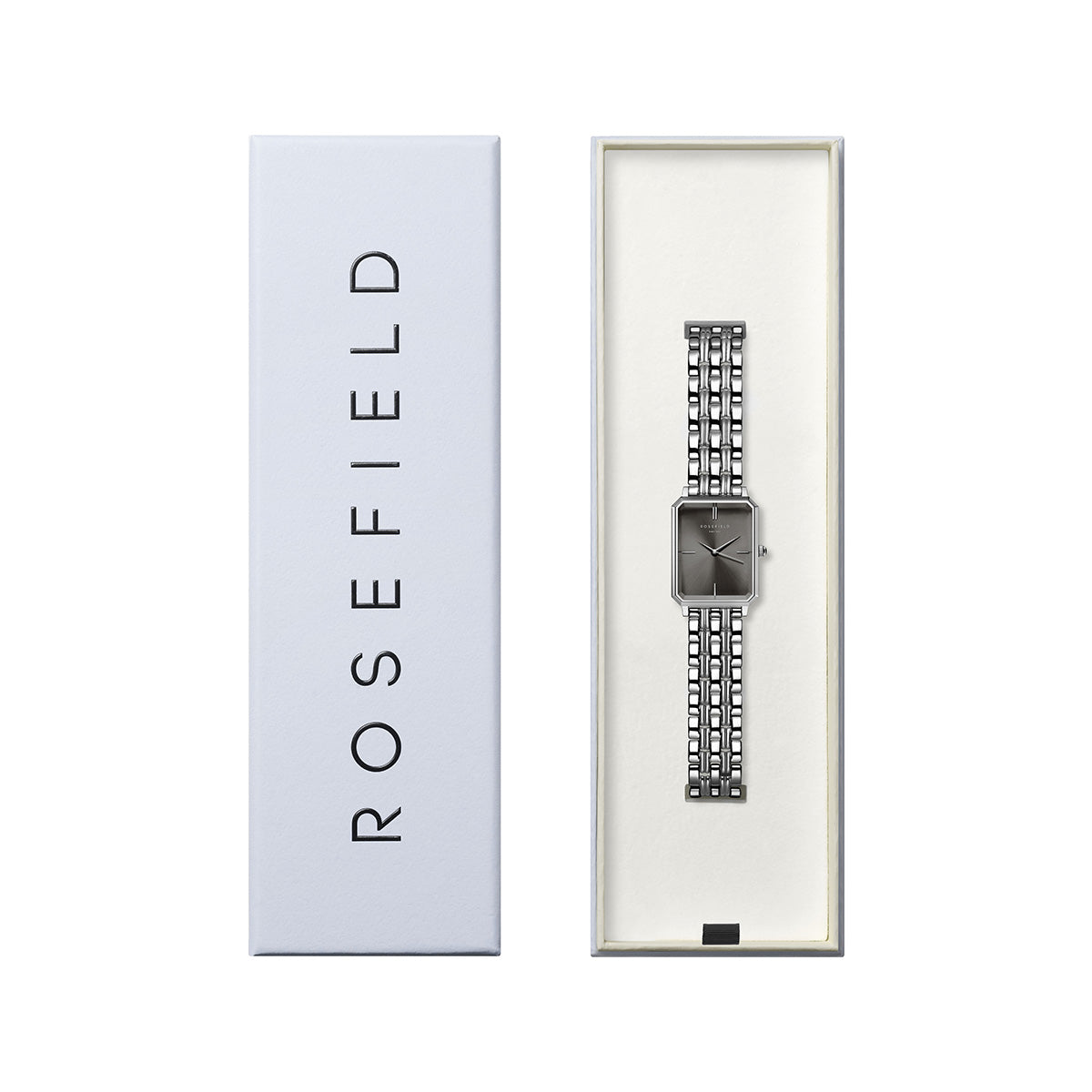 Rosefield Octagon Grey Steel Silver - OGSSS-O80