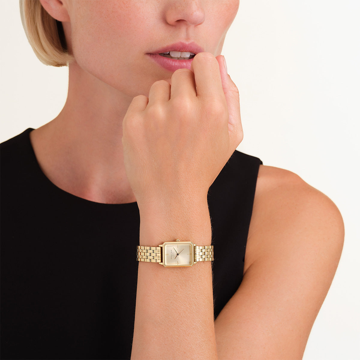 Rosefield The Octagon XS Champagne Gold Steel - OCGSG-O82