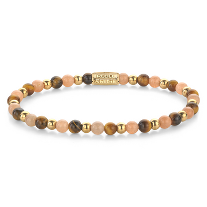 Rebel & Rose Sunset Beach & Yellowgold Rocks Bracelets