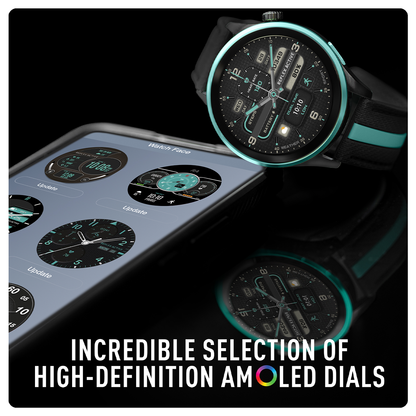 Reflex Active Venture R 400 AMOLED GPS Black and Green Smart Calling Watch - RA54-2232