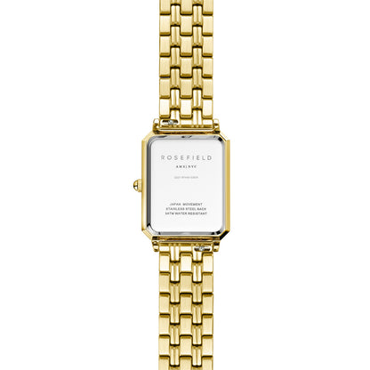 Rosefield Octagon White  Sunray  Steel Gold - OCWSG-O40