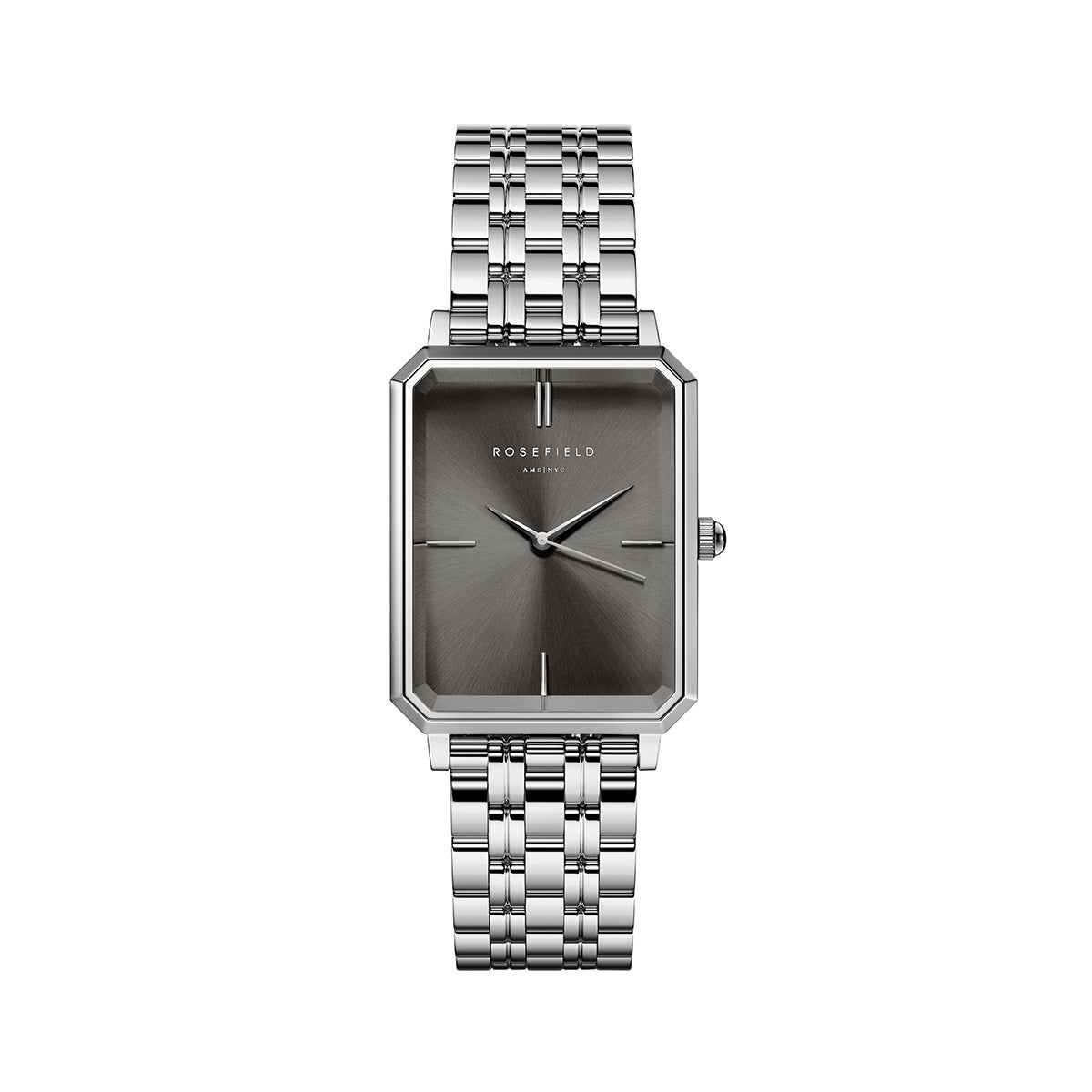 Rosefield Octagon Grey Steel Silver - OGSSS-O80