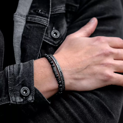 Variations All-Black Bracelet  - RR-60107-B