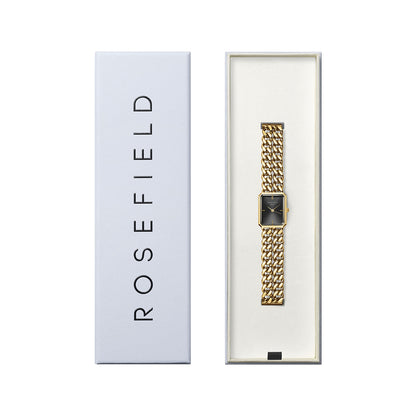 Rosefield Octagon XS Double Chain Studio Edition Black Gold - SBGSG-O77