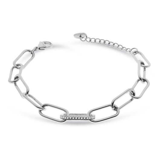 Liu Jo Loop Chains Silver Bracelet - LJ2339