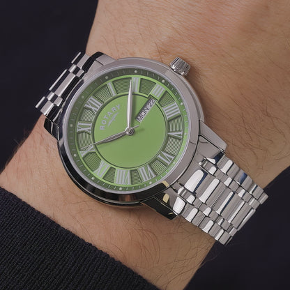 Rotary Men's Heritage Stainless Steel Bracelet Watch - RGB10023/24