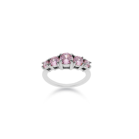 Liu Jo Fede Silver Ring - Rose - LJ2428