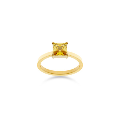 Liu Jo Cher Gold Ring - Yellow - LJ2434