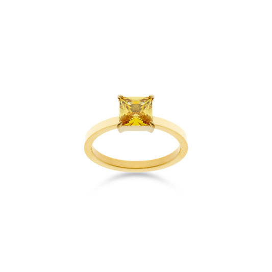 Liu Jo Cher Gold Ring - Yellow - LJ2434